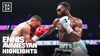 FIGHT HIGHLIGHTS  JARON ENNIS VS DAVID AVANESYAN [upl. by Lleoj]