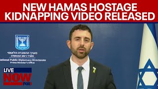 IsraelHamas war IDF releases Hamas hostage kidnapping video  LiveNOW from FOX [upl. by Sapphira161]