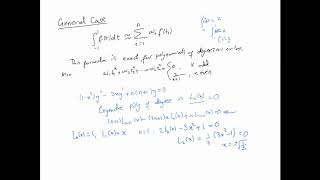 Numerical Integration  GaussianLegendre Quadrature [upl. by Otineb]