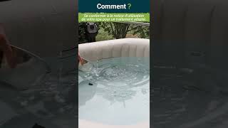 Comment traiter un spa gonflable avec du sel [upl. by Kawai706]