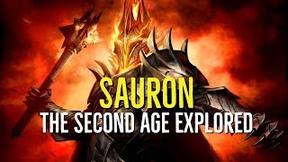 SAURON The Lord of the Rings The SECOND AGE Explored [upl. by Barcus153]