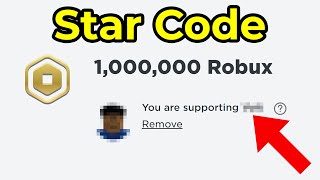 The Best Star Code For Robux [upl. by Ynaffets]