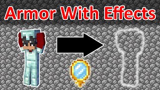 How to Make Custom Armor and With Potion Effects  Mcreator  2 [upl. by Barina]