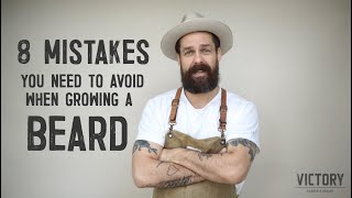 8 BEARD GROWING MISTAKES YOU NEED TO AVOID with Matty Conrad [upl. by Kcaj590]