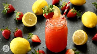 1 Minute Recipe  Strawberry Lemonade [upl. by Naasah]