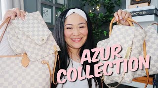 LOUIS VUITTON DAMIER AZUR COLLECTION💕 [upl. by Ennoryt]