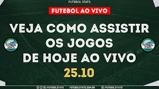 Futebol Hoje  Onde Assistir Futebol Ao Vivo na TV  Guia dos jogos Internet Online  2510 Futemax [upl. by Netsoj]