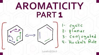 Aromaticity Part 1  Cyclic Planar Conjugated and Huckels Rule [upl. by Moffit]