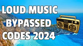 LOUD MUSIC BYPASSED Roblox Ids WORKING 2024 [upl. by Hehre266]