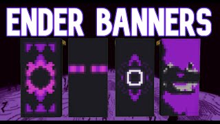 ✔ TOP 4 ENDER BANNERS IN MINECRAFT TUTORIAL [upl. by Ennaul]