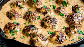 How to make Swedish Meatballs  Homemade Ikea Meatballs [upl. by Conrad355]