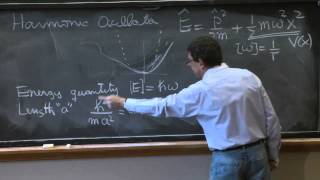 Lecture 8 Quantum Harmonic Oscillator [upl. by Gabi405]