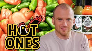 How to Make Hot Sauce  Hot Ones Extra [upl. by Aihsetan22]