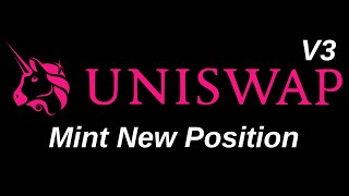 Uniswap V3  Add Liquidity  Mint New Position  DeFi [upl. by Akiam]