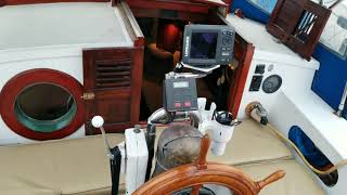 1973 Formosa 41 Sailboat One Year Update Walkthrough [upl. by Marchal]