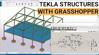 Tutorial Tekla Structures with Grasshopper [upl. by Domenic]