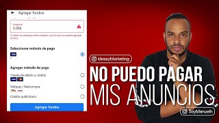 Cómo solucionar el ERROR al momento de pagar tus anuncios en INTAGRAM  Paso a paso  2 soluciones [upl. by Sabanrab6]