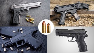 Las 15 Mejores Armas Calibre 9mm [upl. by Bricker]