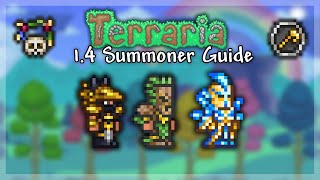 Terraria 14 Summoner Guide Hardmode armoraccessories [upl. by Okim70]