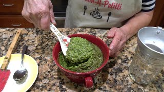 Italian Grandma Makes Fresh Basil Pesto [upl. by Mastic451]