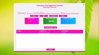 VbNet Full ProjectInventory Management System [upl. by Aipotu]