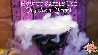 How to Safely Use Dry Ice in Drinks [upl. by Pirbhai147]