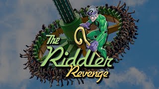 Official THE RIDDLER Revenge POV  Six Flags Over Texas [upl. by Nomae]