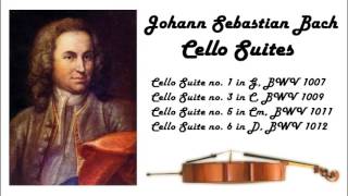 Johann Sebastian Bach  Cello suites in 432 Hz great for reading or studying [upl. by Caves]