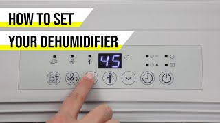 How to Set Your Dehumidifier  Sylvane [upl. by Suzzy]