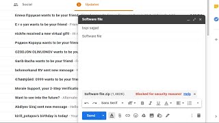 How To Solve Blocked for security reasons Send zip rar exe File [upl. by Merce]