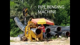 COLD BENDING PIPE 24quot  BENDING MACHINE [upl. by Timothea]