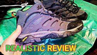 Merrel MOAB 2 Mid GTX HEAVY USE REVIEW 6 month daily use [upl. by Annaynek]