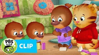 DANIEL TIGERS NEIGHBORHOOD  Daniel Plays Timber  PBS KIDS [upl. by Laekim]