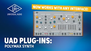 Universal Audio UAD PolyMAX Synth Plugin Demo [upl. by Ardnekal427]