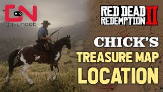 Red Dead Redemption 2  Chicks Treasure Map Location amp Solution [upl. by Cammi]