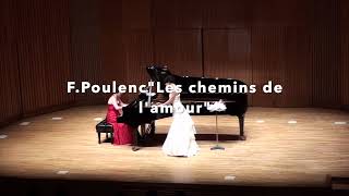 愛の小径 Les chemins de lamour F Poulenc [upl. by Ajnat131]