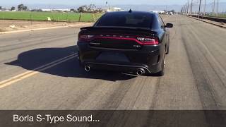 20152023 Dodge Charger SRT 392 Exhaust System Sounds  Borla ATAK vs SType [upl. by Leede18]