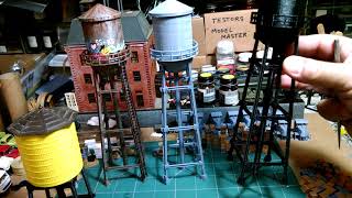 Ho scale 3D printed water tower for The Sierra Valley and Harbor Junction model railroad [upl. by Serdna]