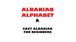 MODI001 Albanian Alphabet  alfabeti i gjuhës shqipe [upl. by Monjan]