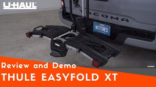 Thule Easyfold XT 2 Bike Rack Review and Demo [upl. by Nosnaj]