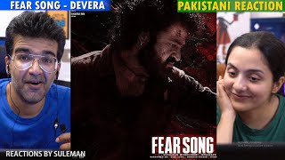 Pakistani Couple Reacts to Fear Song  Devara Part1  NTR  Kortala Siva  Anirudh Ravichander [upl. by Vivyan]