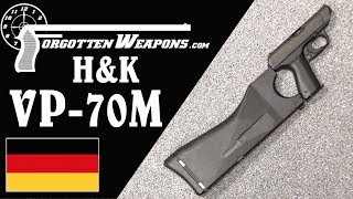 HampK VP70M Polymer Framed Cutting Edge Machine Pistol from 1973 [upl. by Llerret]