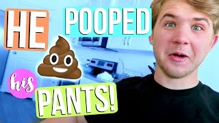 HE POOPED HIS PANTS for real [upl. by Valentijn]