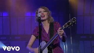 Taylor Swift  Mine Live on Letterman [upl. by Raybin195]