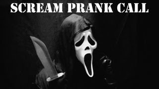 Scream Prank Call Ghostface Phone Trolling AMAZING VOICE [upl. by Denis999]