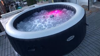 Intex Pure Spa 6Person Hot Tub Review [upl. by Kappenne]