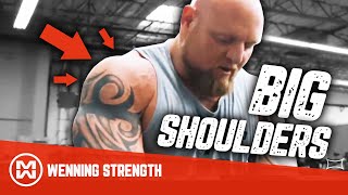 How to Build Big Shoulders SAFELY Dont Compromise Your Joints [upl. by Nomma]