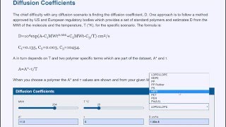 Diffusion Coefficients [upl. by Sinnaiy]