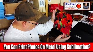 You Can Print Photos On Metal Using Sublimation [upl. by Chuch112]