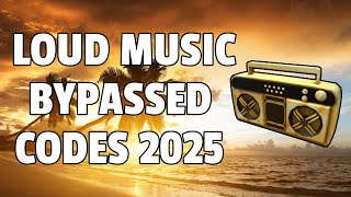 LOUD MUSIC BYPASSED Roblox Ids WORKING 2025 [upl. by Akessej]